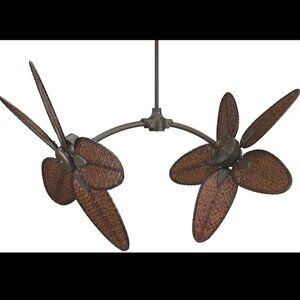 NEW Fanimation CAISD7A Caruso Blade Standard Oar Bamboo, 22-Inch, Set of 10